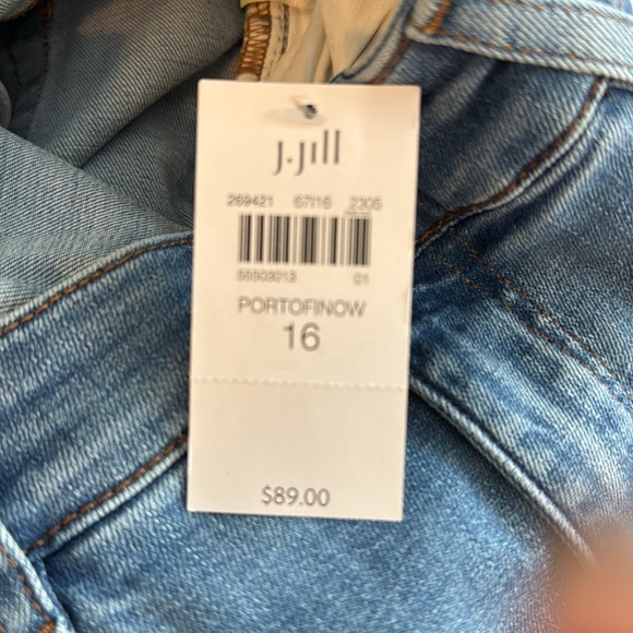 J. Jill Classic Blue Cropped Jeans - Picture 8 of 9